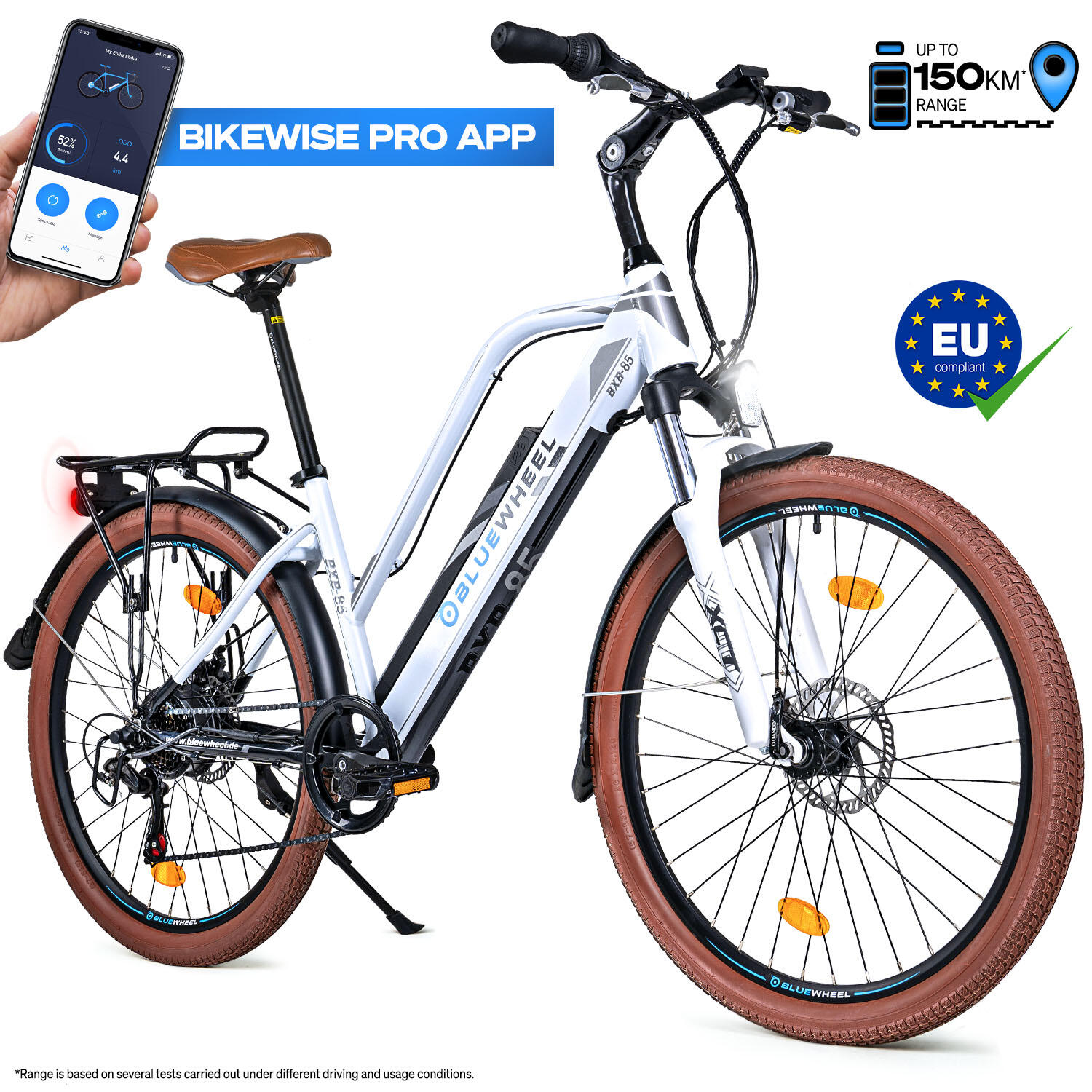 BXB85, 26", innovatives City E-Bike, bis 150 km, Shimano 7 Gänge + 25 km/h 2/8