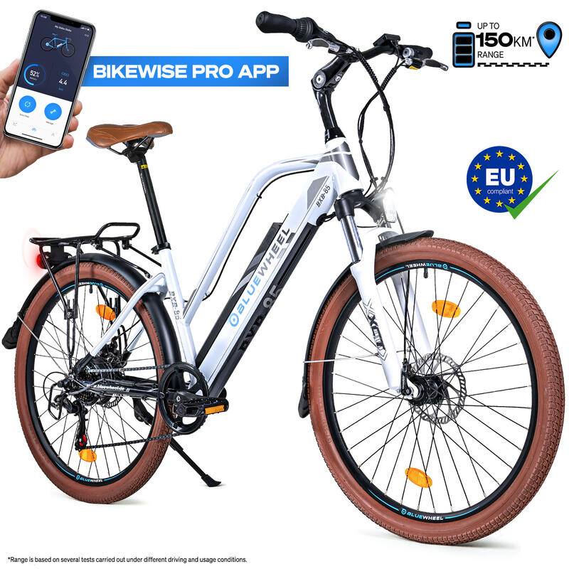 Bluewheel E-Bike BXB85 26" - VTT Électrique Shimano 7 Vitesses, 250W, 150km