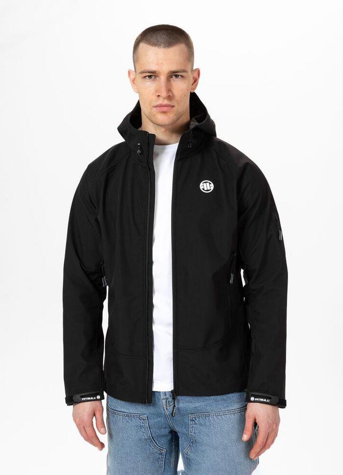 Kurtka męska Pitbull z kapturem Softshell Rockfish II