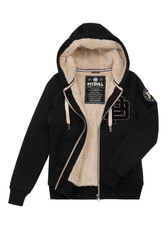 Bluza damska Pitbull rozpinana z kapturem Sherpa Ruffina
