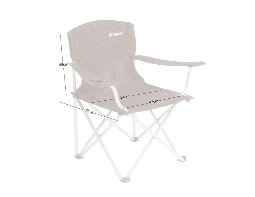 Catamarca Folding Camping Chair Black 6/7