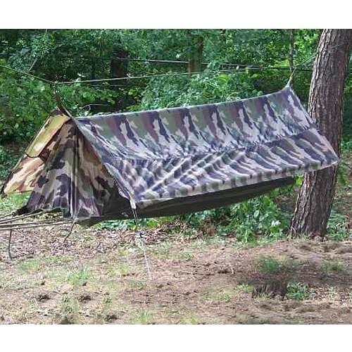 Hamac Jungle incl. moustiquaire et toit - French Camouflage 3/5