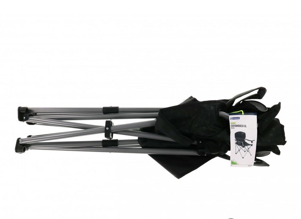 Catamarca Folding Camping Chair Black 4/7