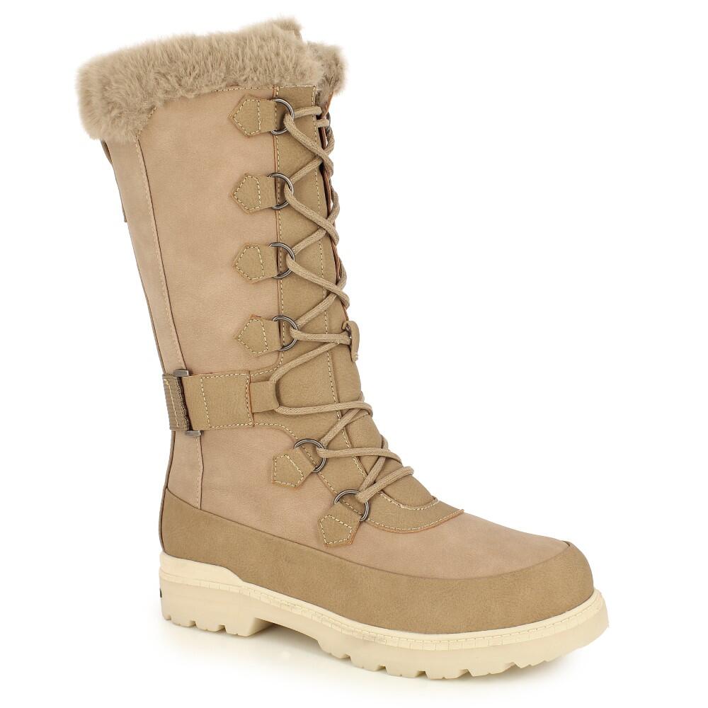 Kimberfeel - Bottes De Neige Pour Femme - Kimberfeel - Adara - Après Ski - Beige - 37 - Decathlon