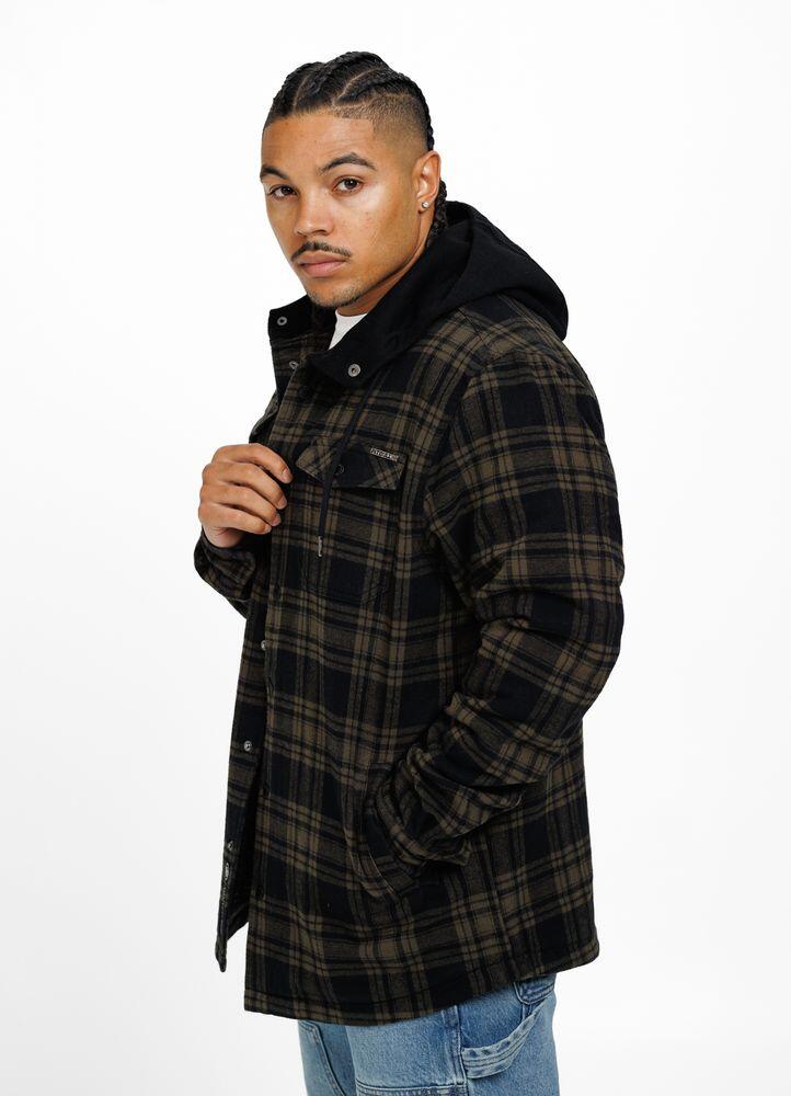 Kurtka męska Pitbull flanelowa z kapturem Pioneer 4/6
