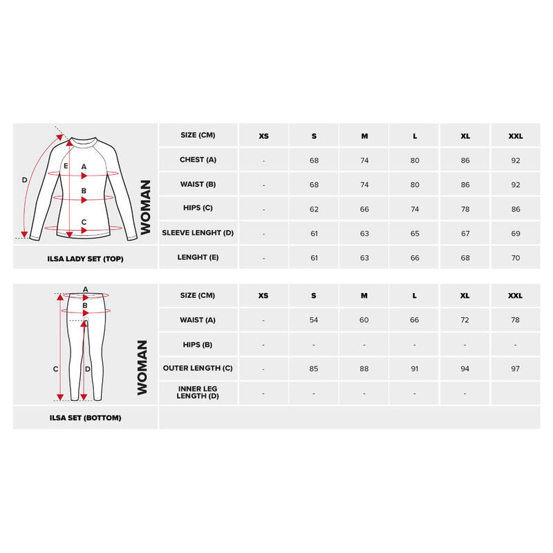 Set de lenjerie termică de schi pentru femei Viking Ilsa