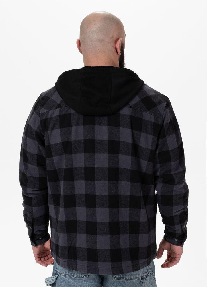 Kurtka męska Pitbull flanelowa z kapturem Pioneer 2/6