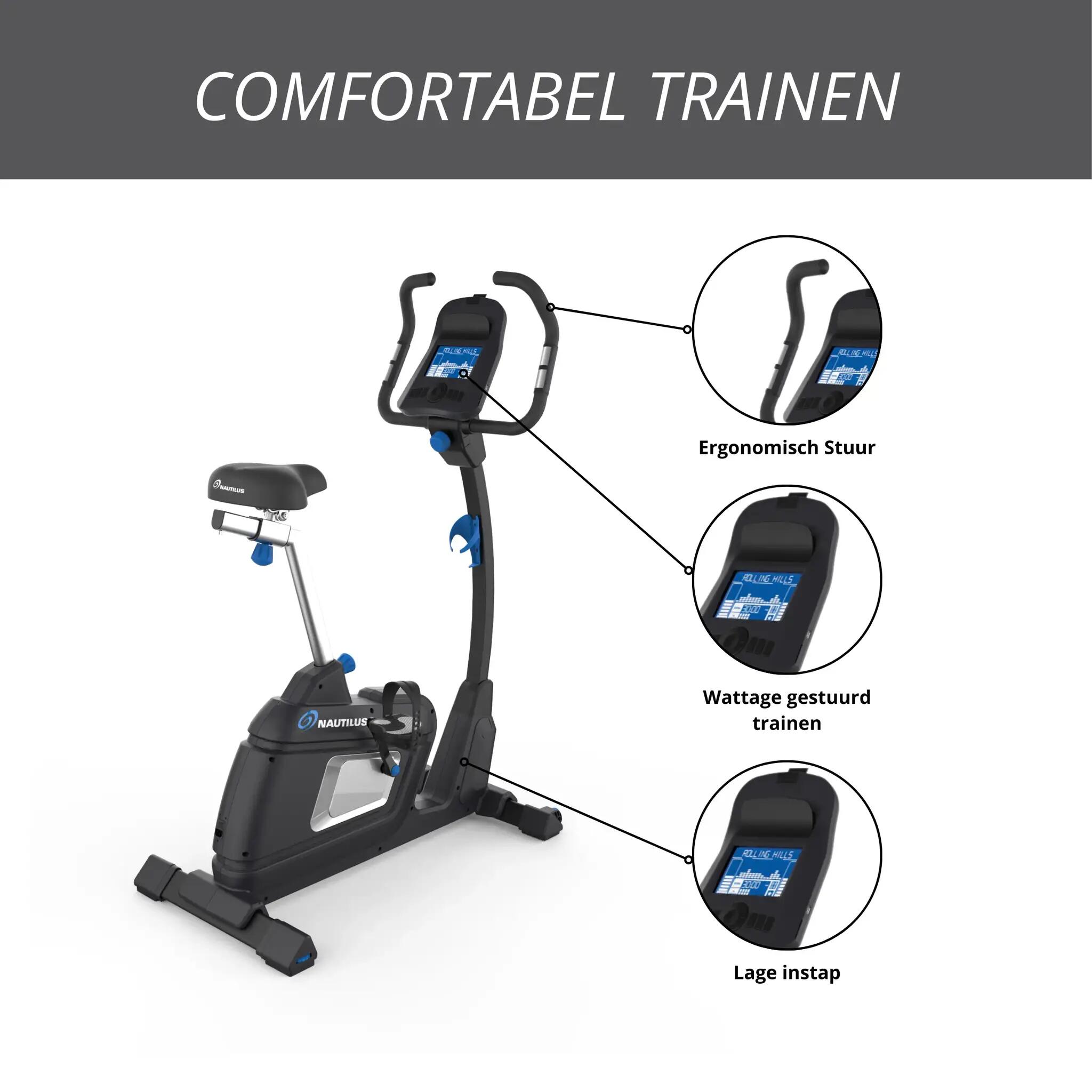 Ergómetro para bicicleta estática U627 2/7
