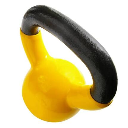 Kettlebell - Vinyl - Extra Coating - Kompakt - 2 kg - Hellrosa
