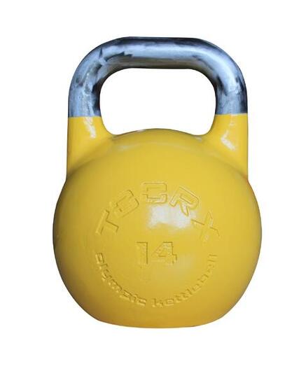 Kettlebell Olimpico EVO Acciaio Cromato (pesi codificati a colori) 8–36 kg