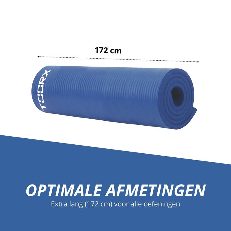 Fitnessmat PRO - Yogamat -  172 x 61 x 1,5 cm