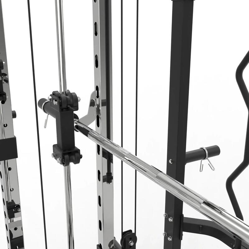 3-en-1 Smith Machine Rack ASX-2000 Todo en Uno