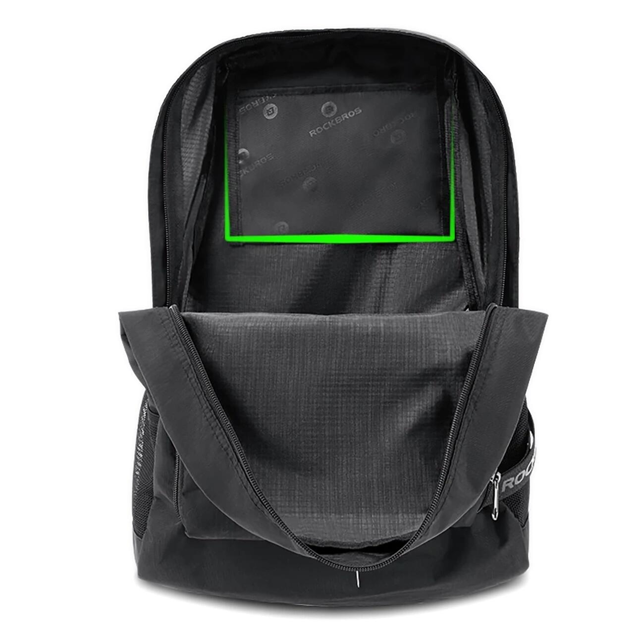 Zaino sportivo pieghevole Rockbros H10-BK 18 L - nero 5/7