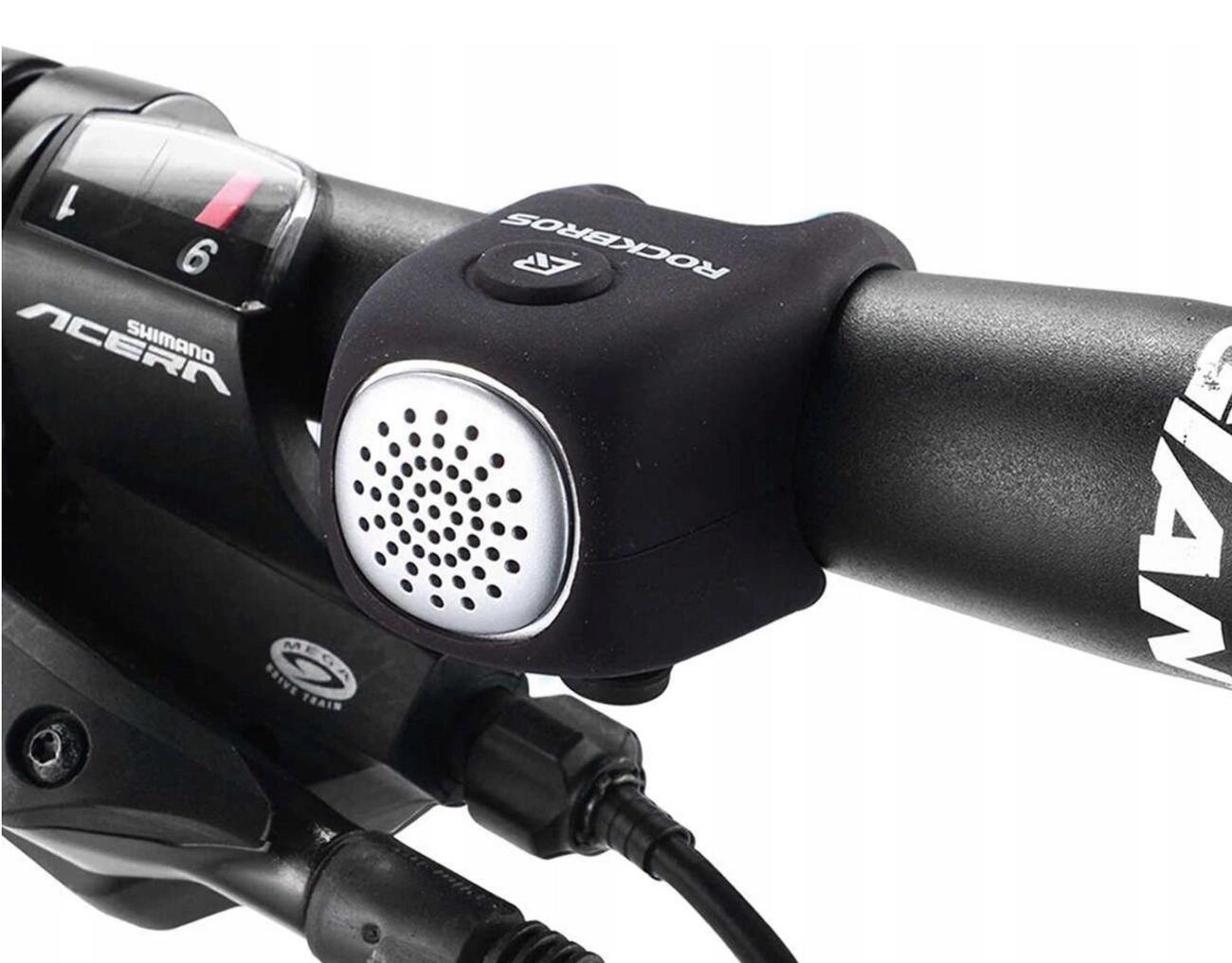 Campainha de bicicleta eletrônica Rockbros CB1709BK 5/7