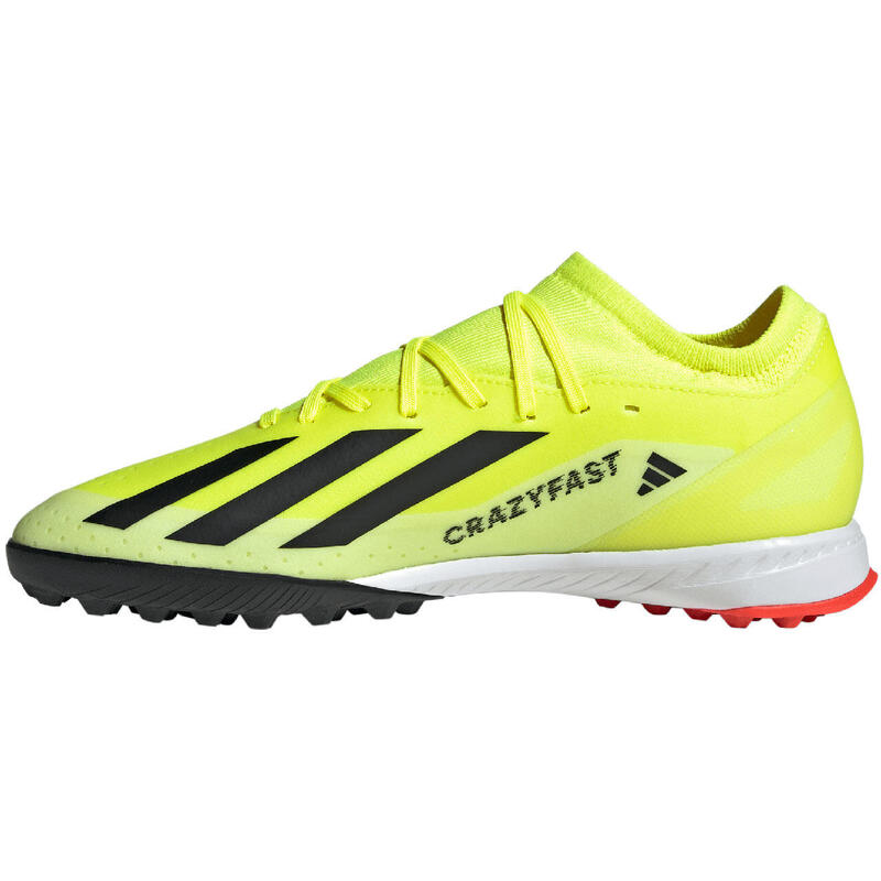 Bottes de foot Adultes Adidas X Crazyfast League Turf noir