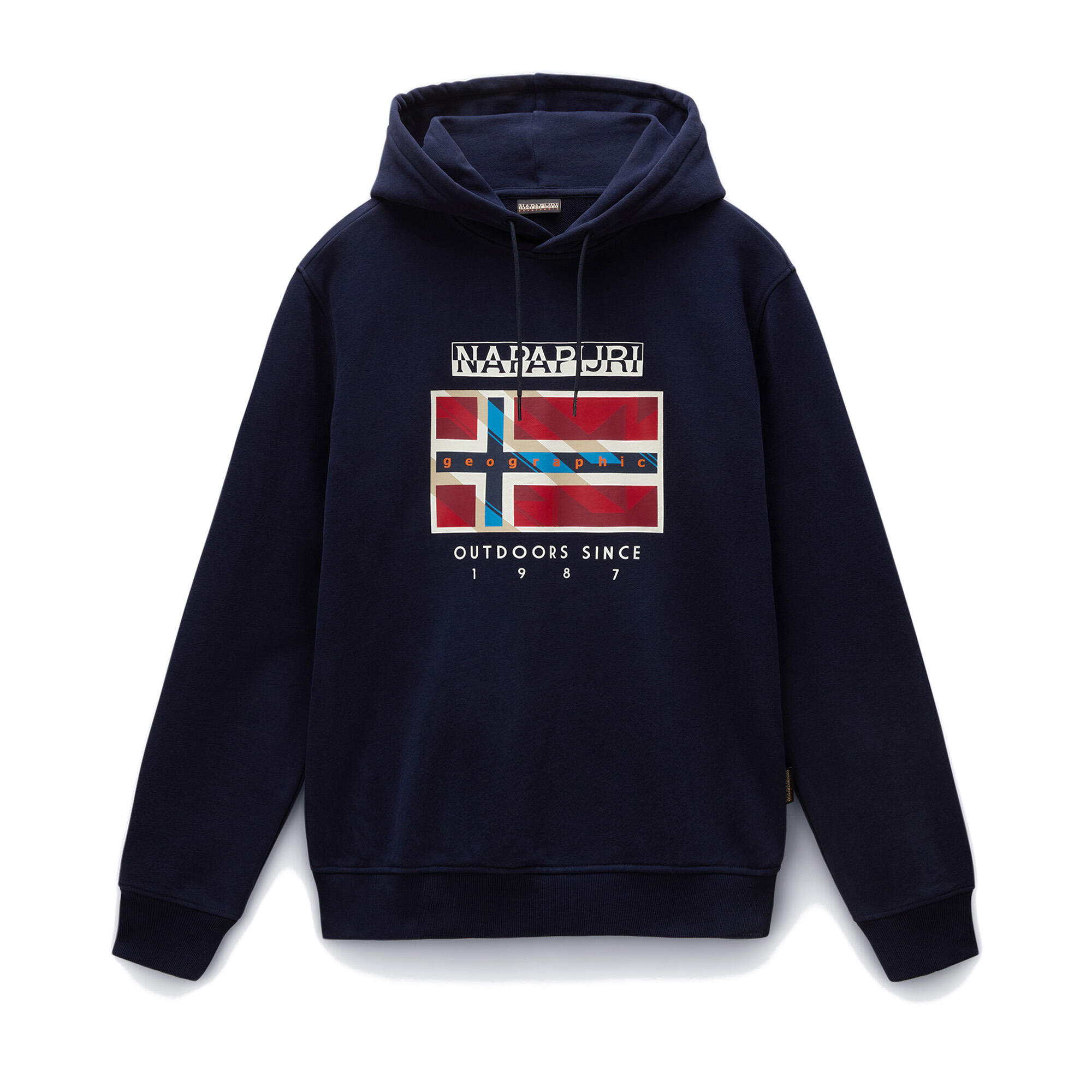 Napapijri - Napapijri B-dorees Sweat-shirt À Capuche Pour Hommes - Sweat-shirt - Bleu - Decathlon