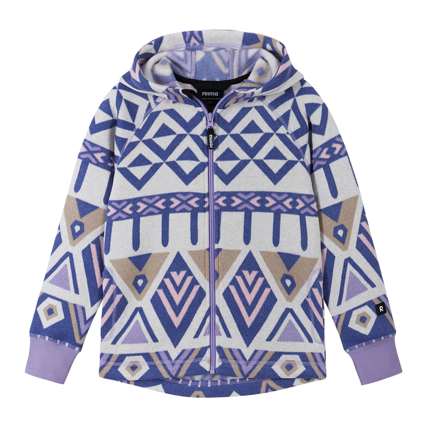 Bluza polarowa dziecięca Reima Northern z kapturem 2/7