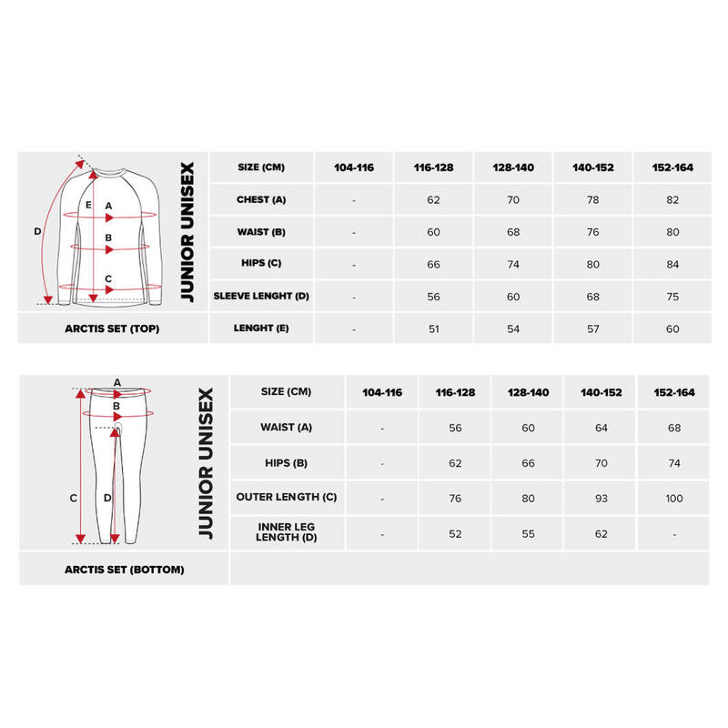 Set de lenjerie de corp termică pentru copii Viking Arctis Polartec