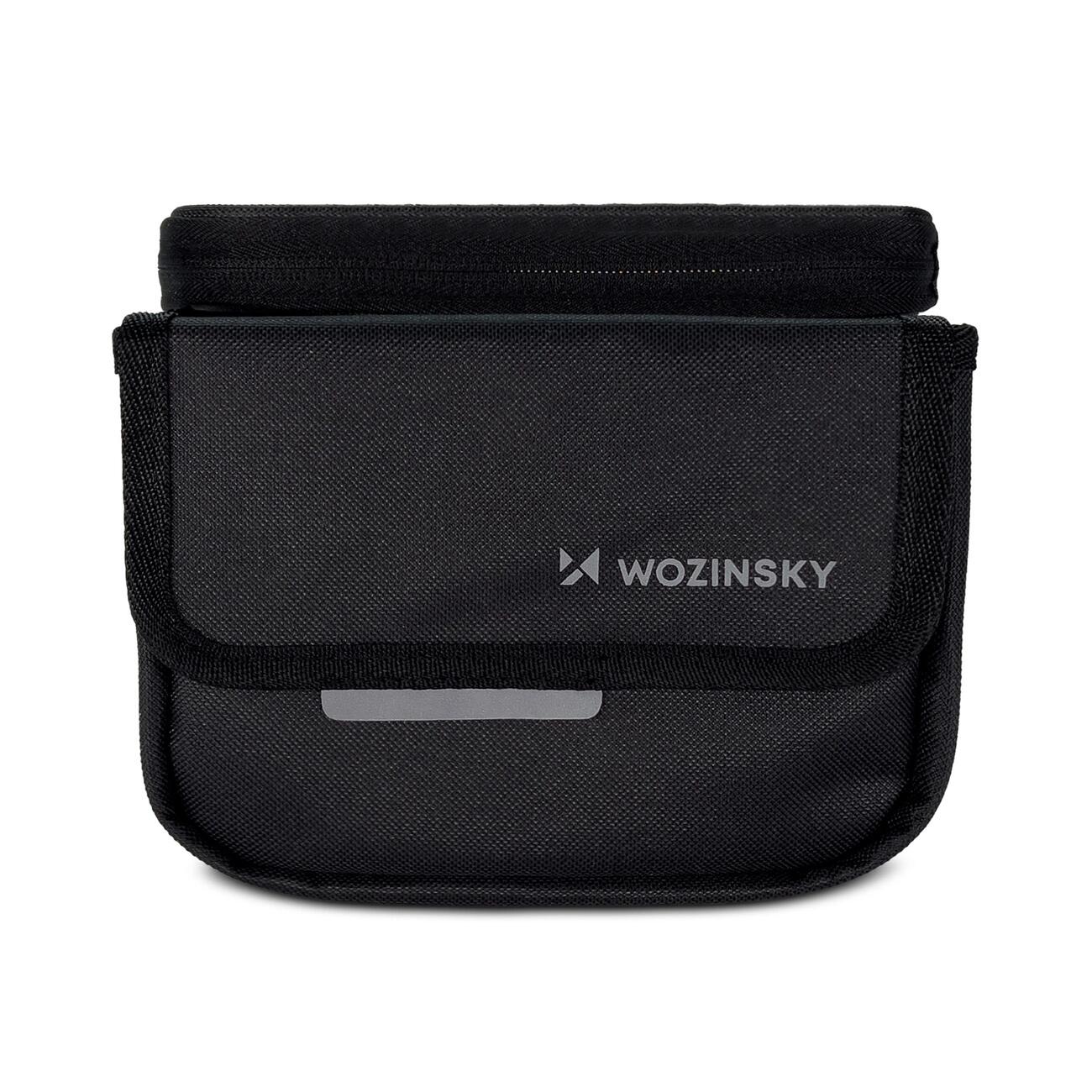Sacoche de vélo, étui étanche pour téléphone 1,5L noir 6/7