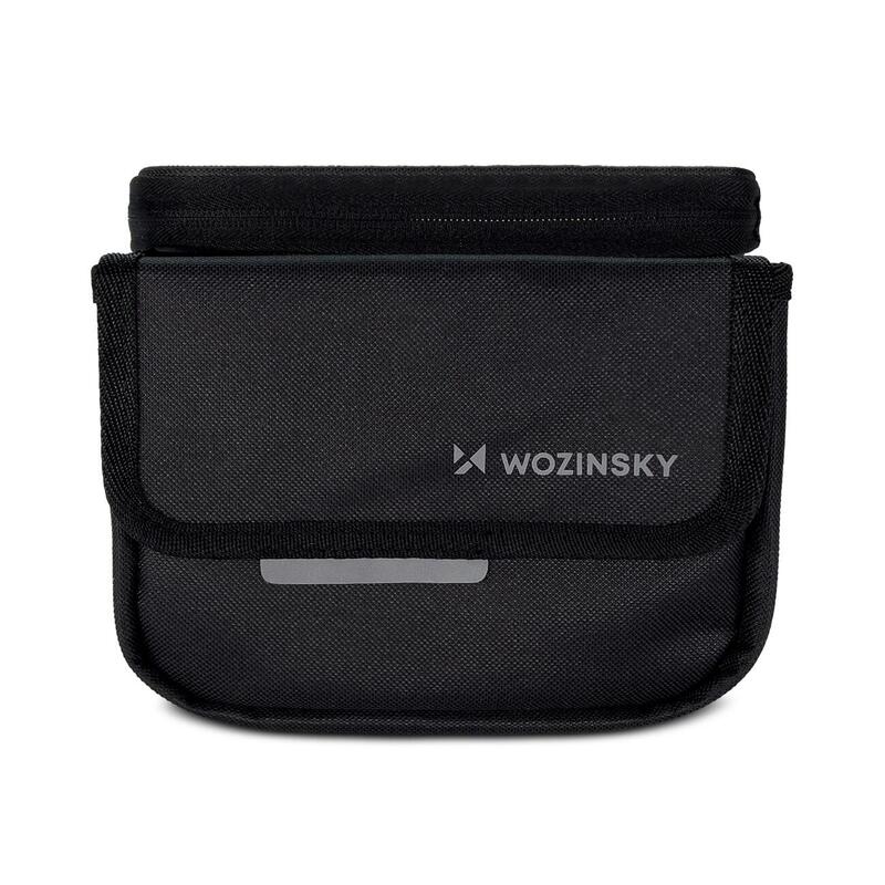 Sacoche de vélo, étui étanche pour téléphone 1,5L noir