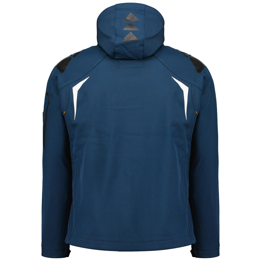 Chaqueta softshell hombre de geographical norway modelo techno azul/naranja 2/4