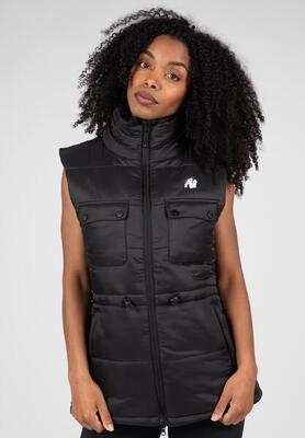 Lucia puffer vest - zwart
