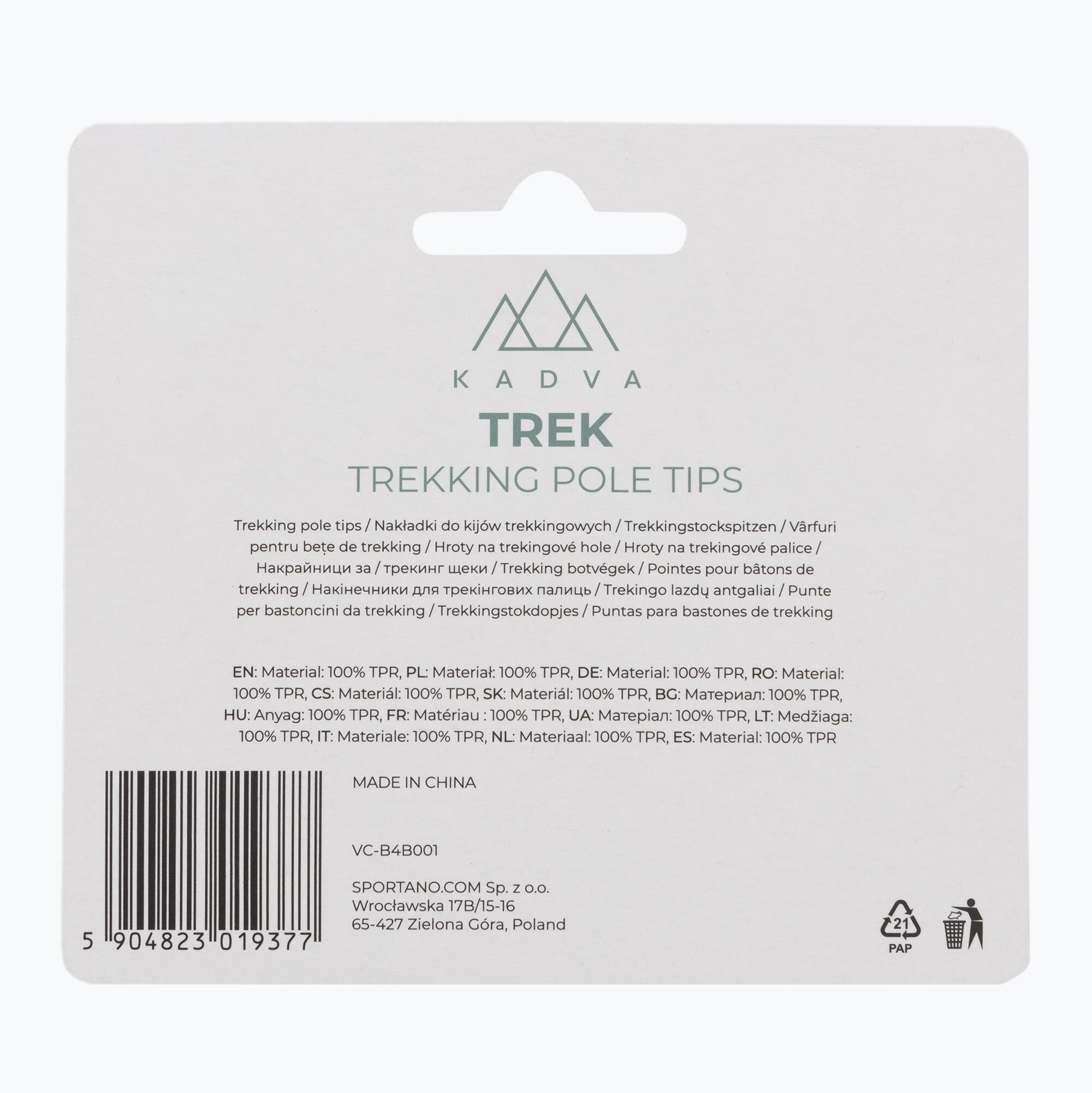 Hoezen voor KADVA Trek-trekkingstokken 2/3