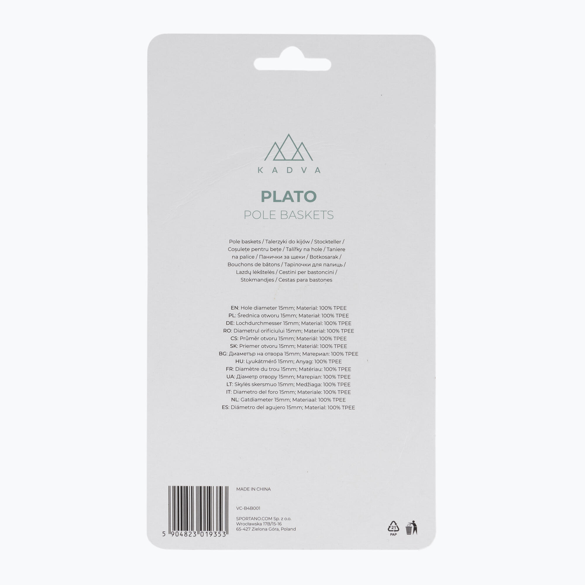 Piastre stick KADVA Plato 2/3