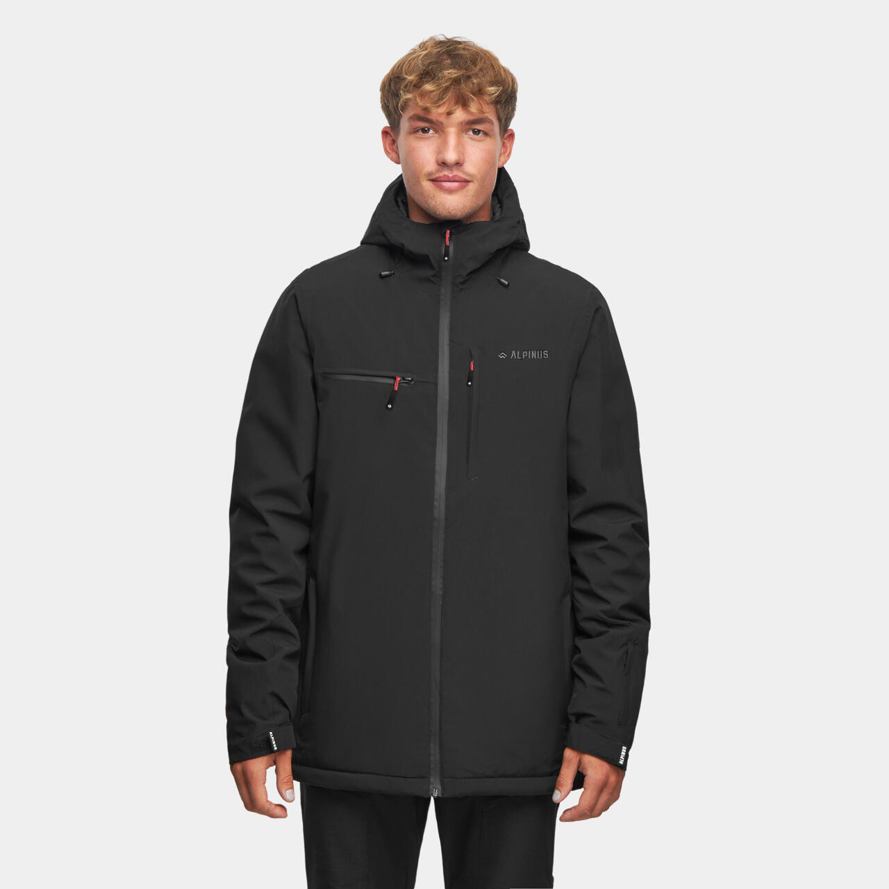 Alpinus - Veste De Randonnée D'Hiver Alpinus Causses - Homme - Noire - Veste - Noir - 44 L - Decathlon