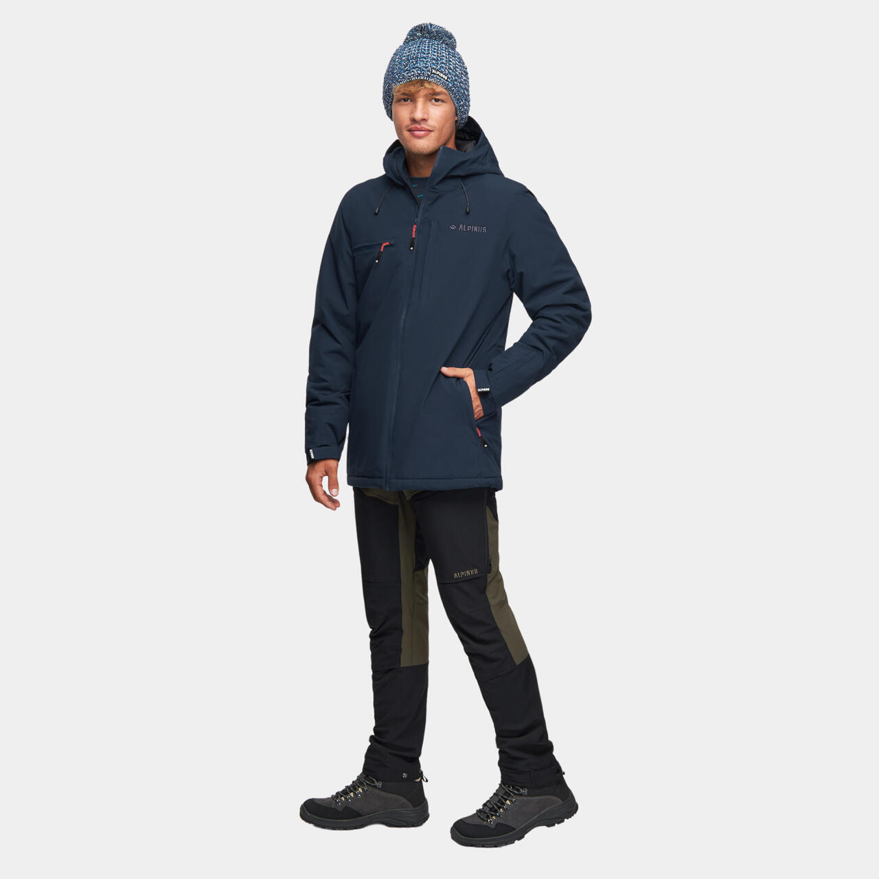 Veste de randonnée Alpinus Causses - Homme - Hiver bleu marine 5/7