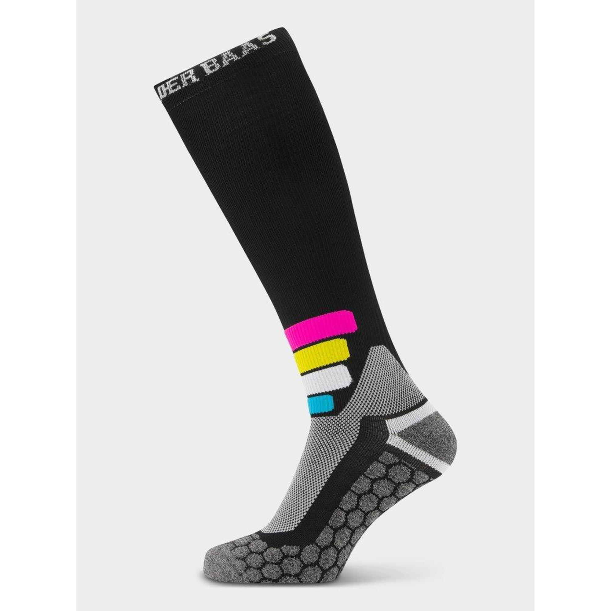 Poederbaas - Poederbaas Chaussettes De Ski Compression Technical Pro Merino Noir - Chaussettes - Noir - 35/38 - Decathlon