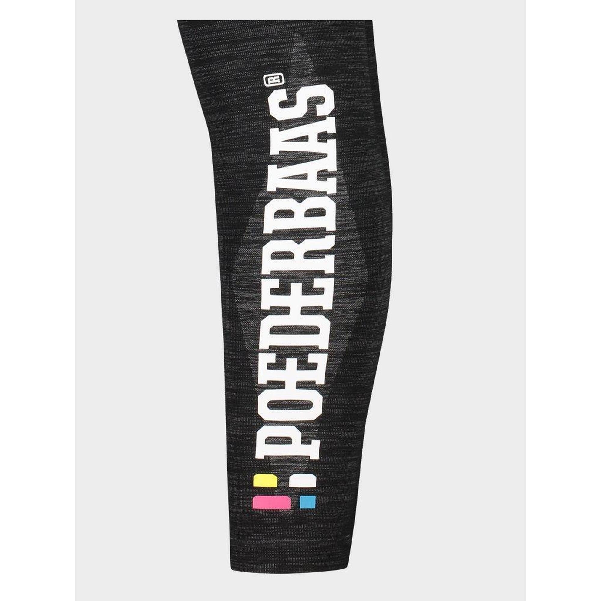 Poederbaas legging thermique pour femme Technique Noir