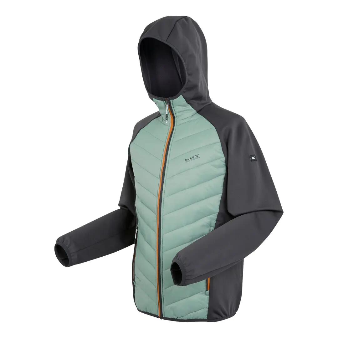 Doudounes homme REGATTA Andreson VIII Hybrid-Gris-S 3/4