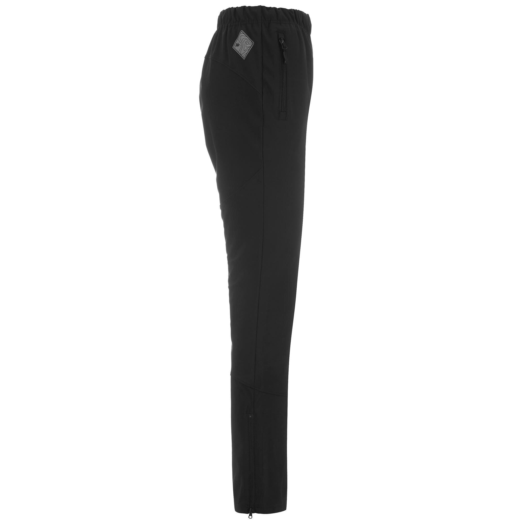 Pantaloni tuta da donna in poliestere nero da outdoor 2/7
