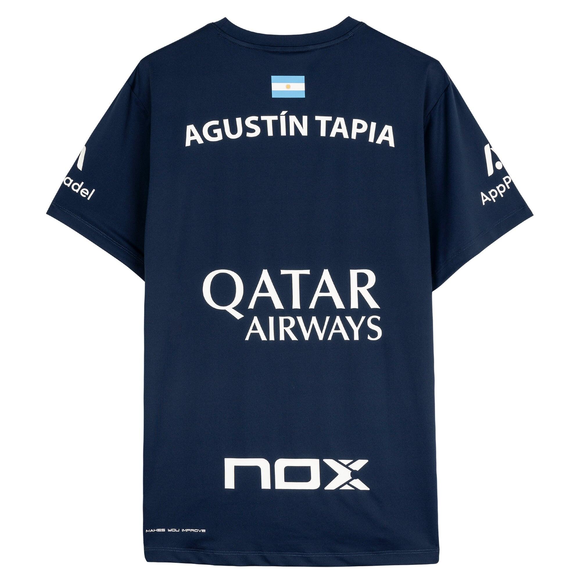 NOX Camiseta Sponsors AT10 Azul Marino de Agustín Tapia
