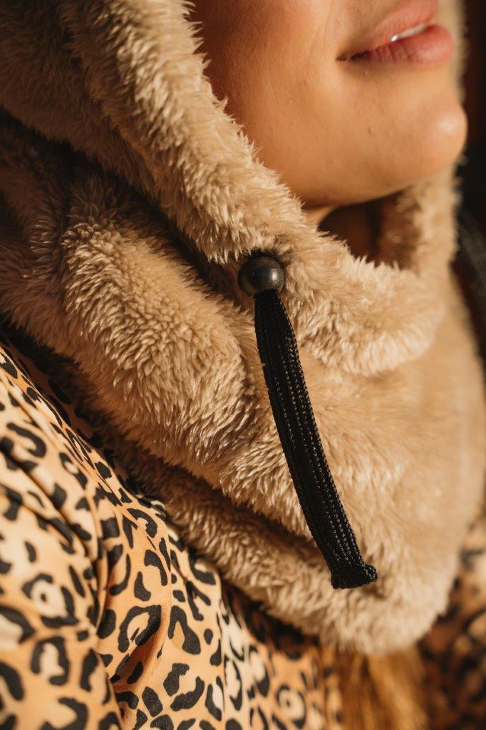 Poederbaas Balaclava Dames Fluffy Zand 2/7