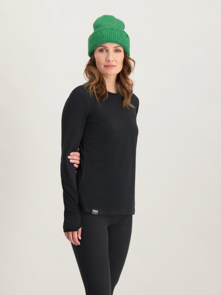 Poederbaas Four Seasons Lightweight Longsleeve Femme Noir 3/6