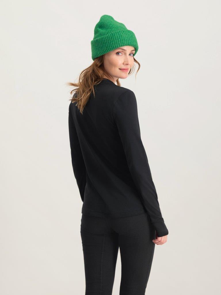 Poederbaas Four Seasons Lightweight Longsleeve Femme Noir 5/6