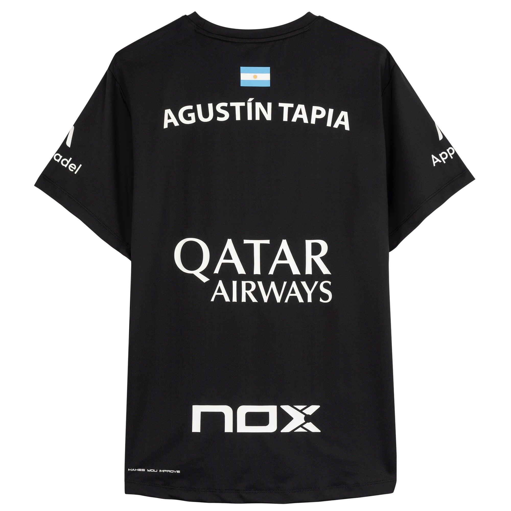 NOX Camiseta Sponsors AT10 Negro de Agustín Tapia