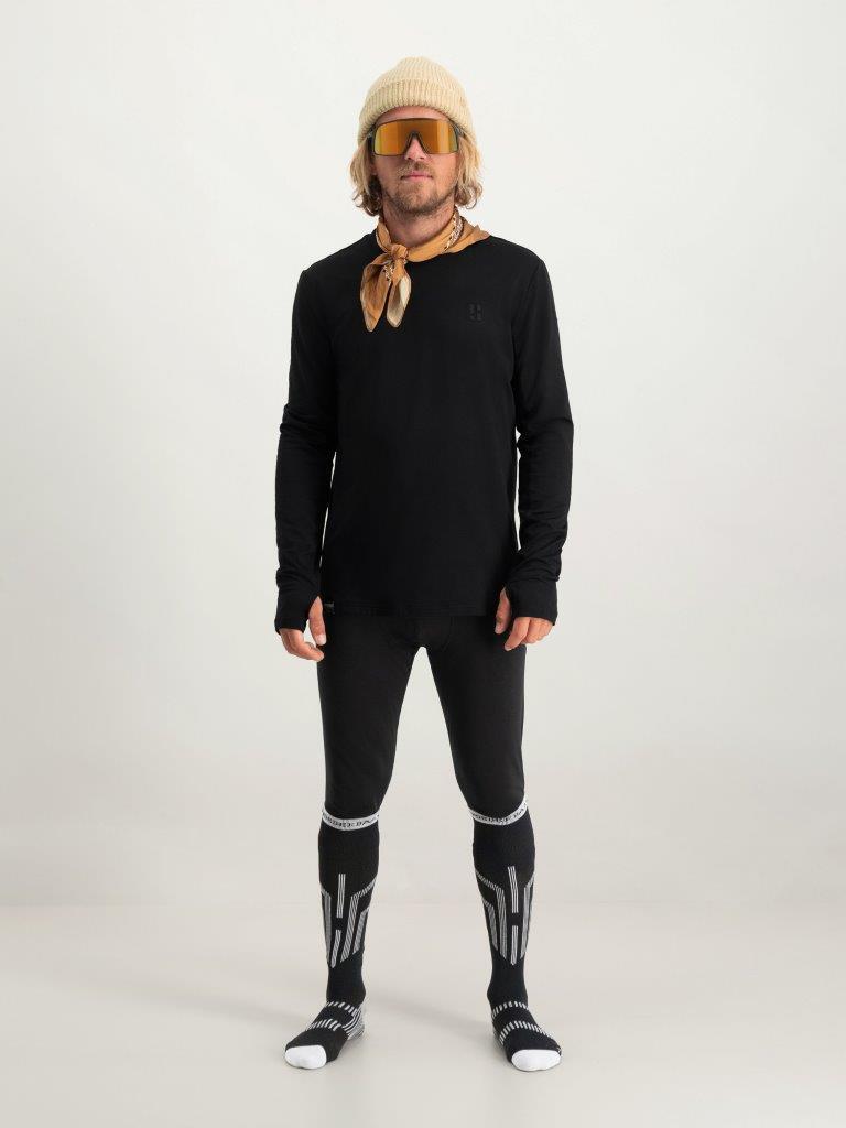 Poederbaas Four Seasons Lightweight Longsleeve Homme Noir 5/7