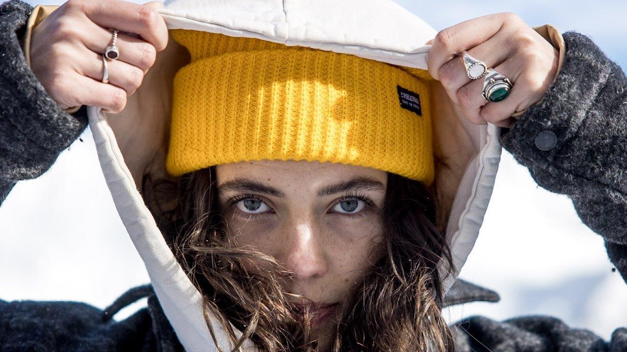Poederbaas Royal Rib Beanie Yellow 5/7