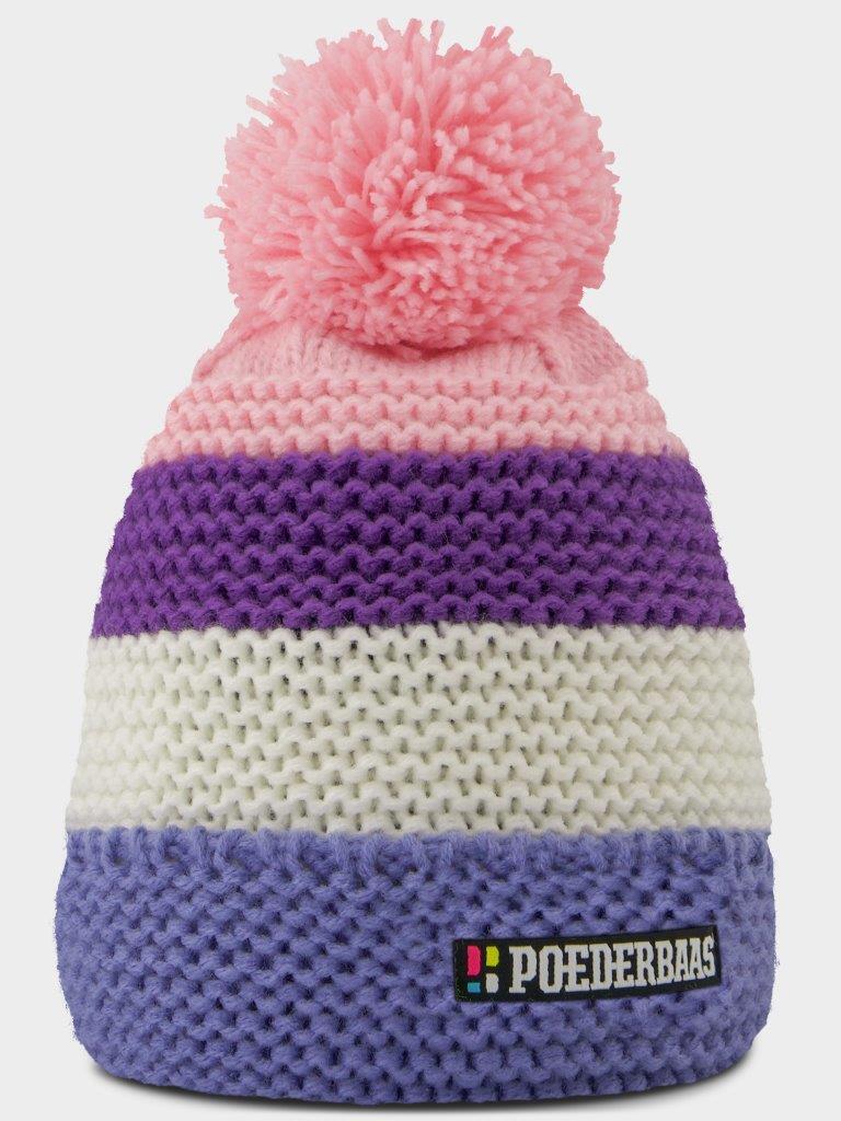 POEDERBAAS Poederbaas Muts Classic Colorful Beanie 2.0 Multi Lila