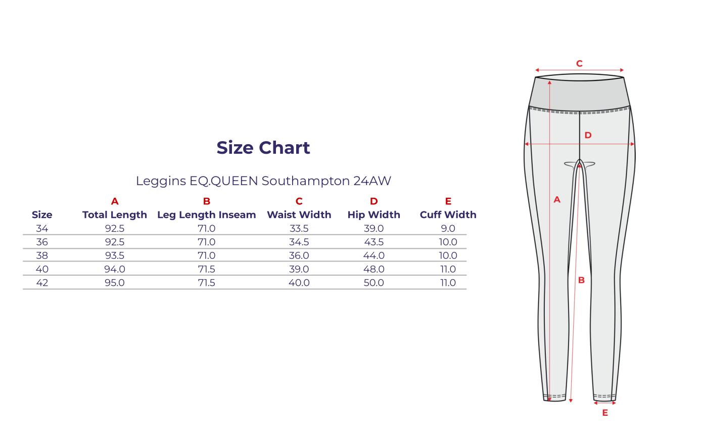 EQUESTRIAN QUEEN Southampton 24AW Dames Rijlegging met Volledig Zitvlak 5/5