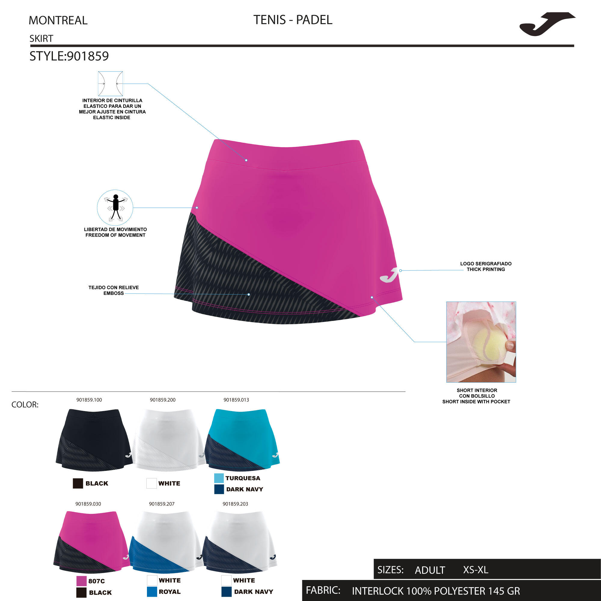 Tennisrock Joma Montreal 2/7