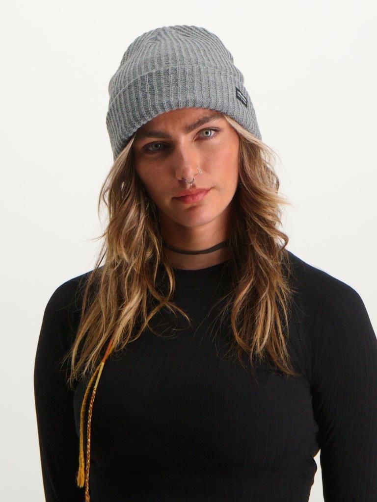 Poederbaas Muts  Royal Rib Beanie Grijs 3/6