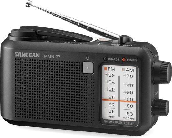 SANGEAN MMR-77 MAT ZWART 3/6
