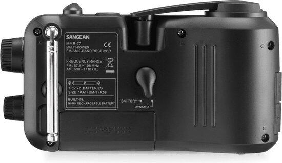 SANGEAN MMR-77 MAT ZWART 2/6