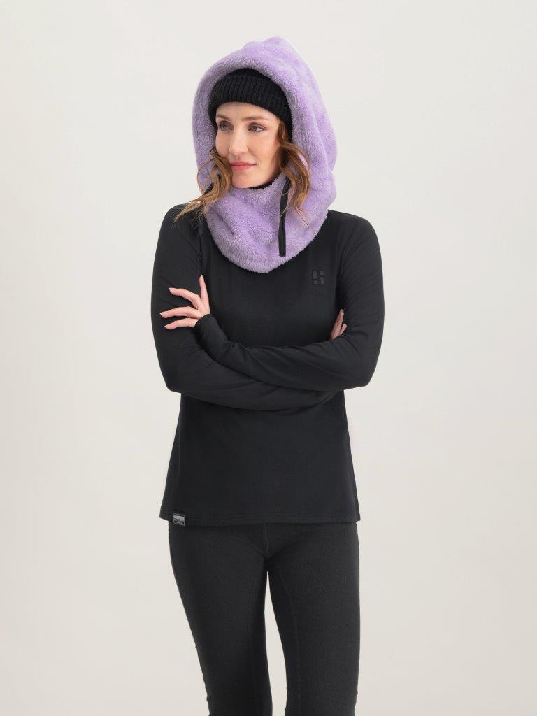 Poederbaas Cagoule Femme Fluffy Lilas 3/7