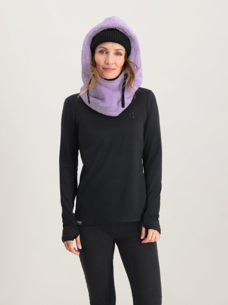 Poederbaas Cagoule Femme Fluffy Lilas 2/7