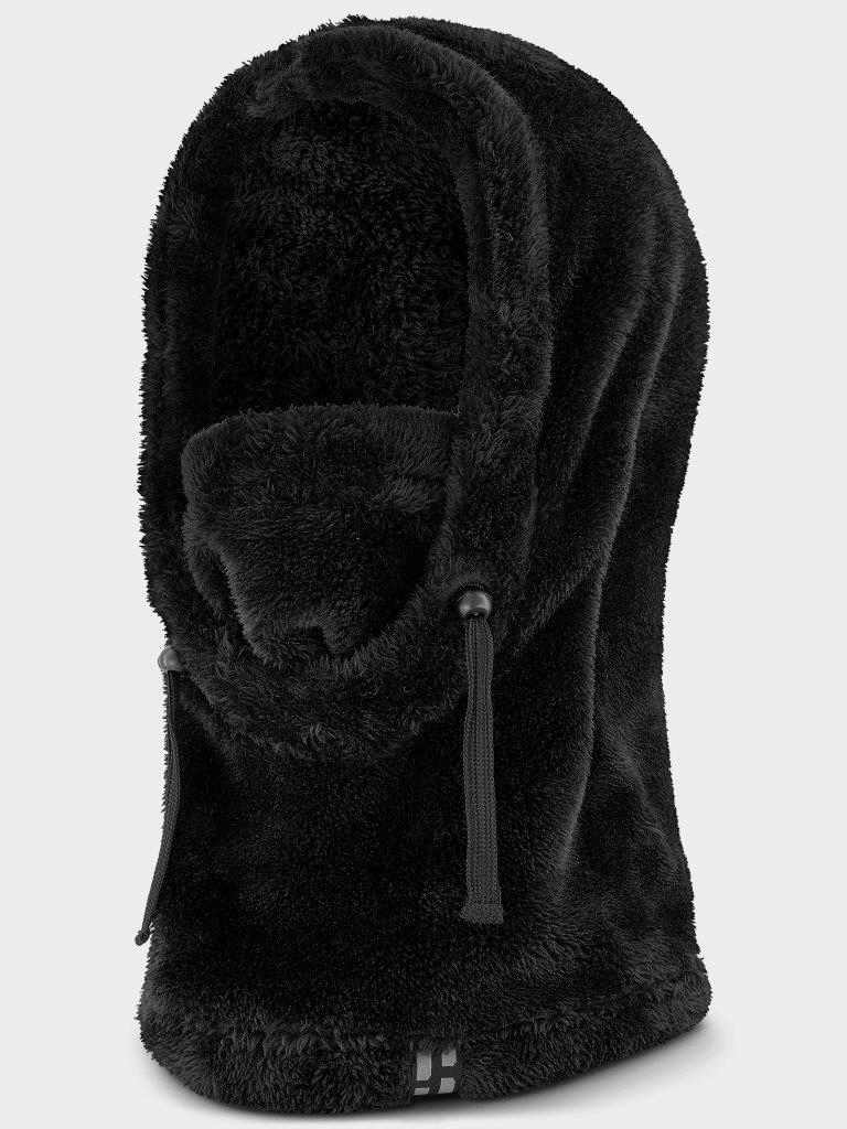 POEDERBAAS Poederbaas Balaclava Dames Fluffy Zwart